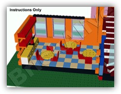 Interieur Springfield elementar school en lego - serie Simpson